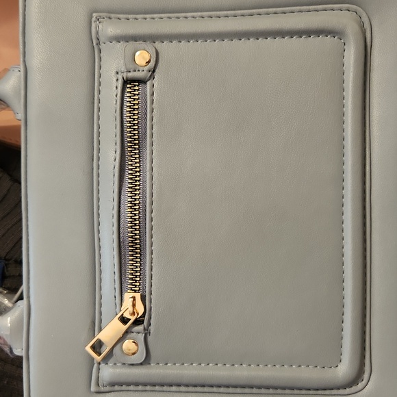 NEW Dusty Blue Hand/Shoulder Bag - Picture 4 of 10